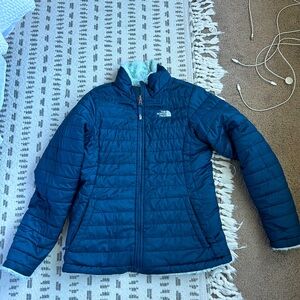 The North face jacket reversible size kids XL